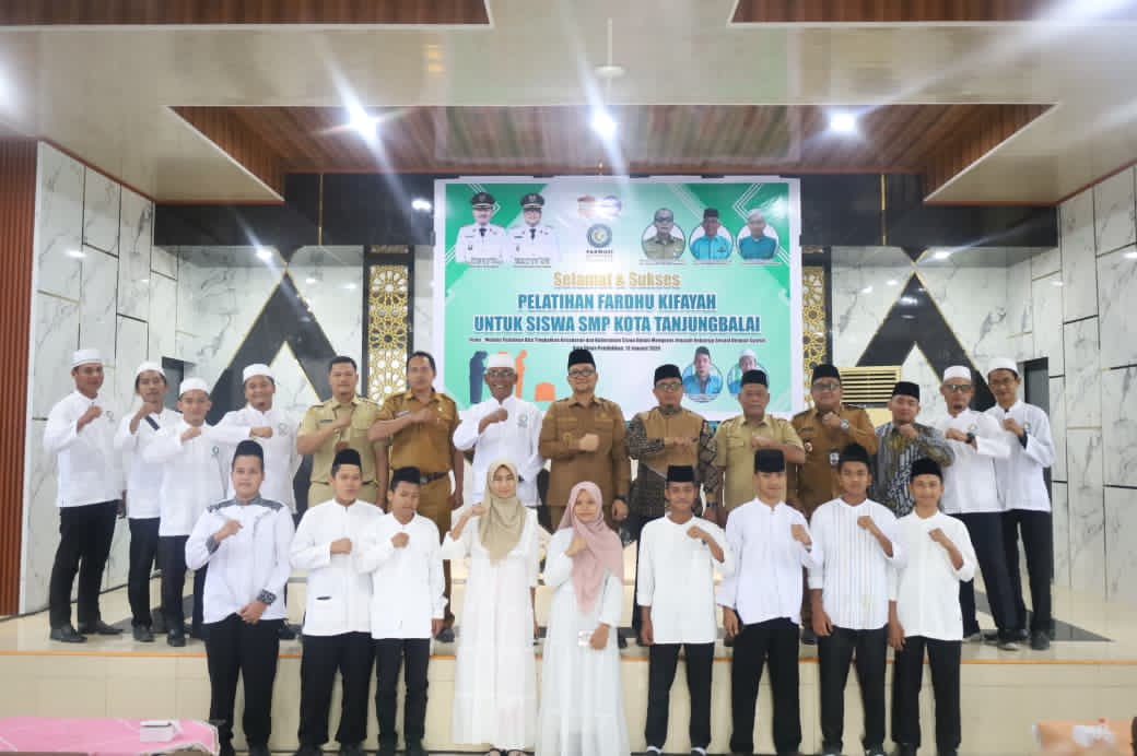 Wakil Walikota Buka Pelatihan Fardhu Kifayah Bagi Siswa Siswi SMP Negeri Se-Kota Tanjungbalai