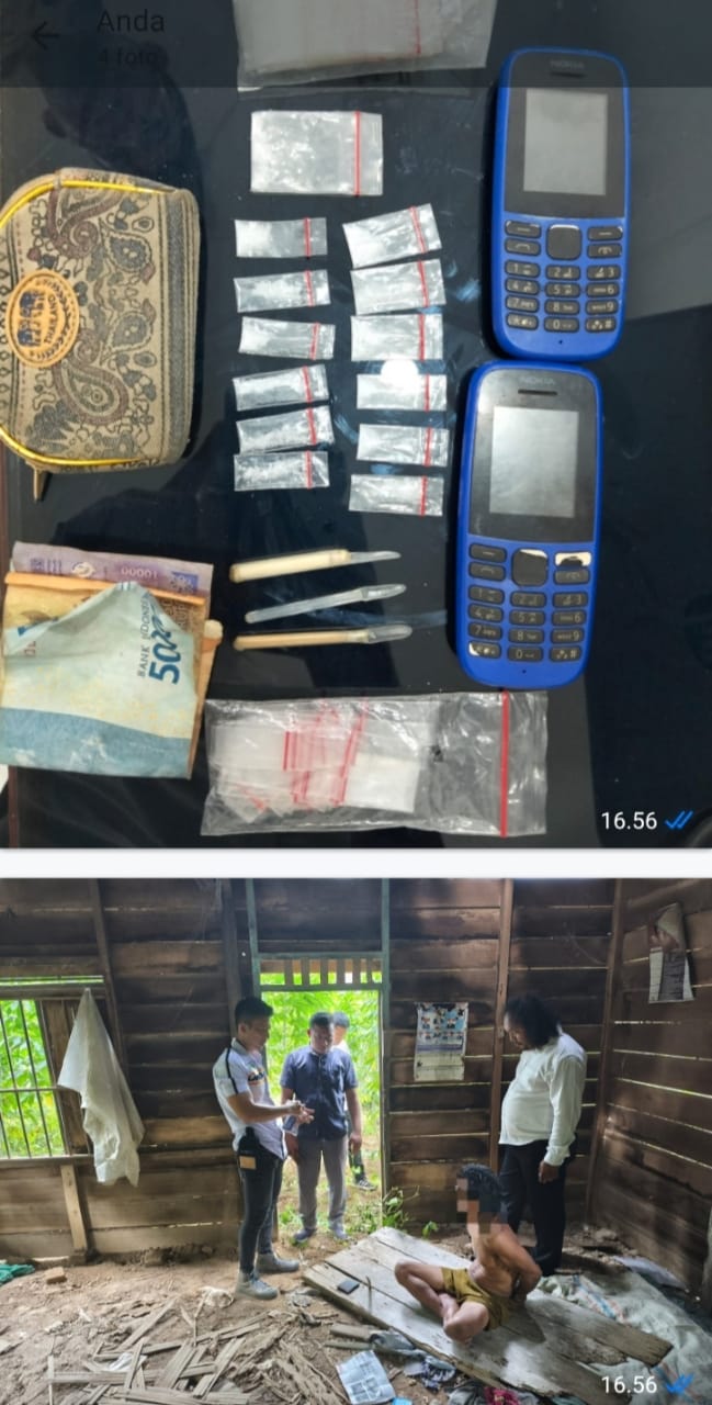 Polres Sergai Meringkus Pria Diduga pengedar Narkoba