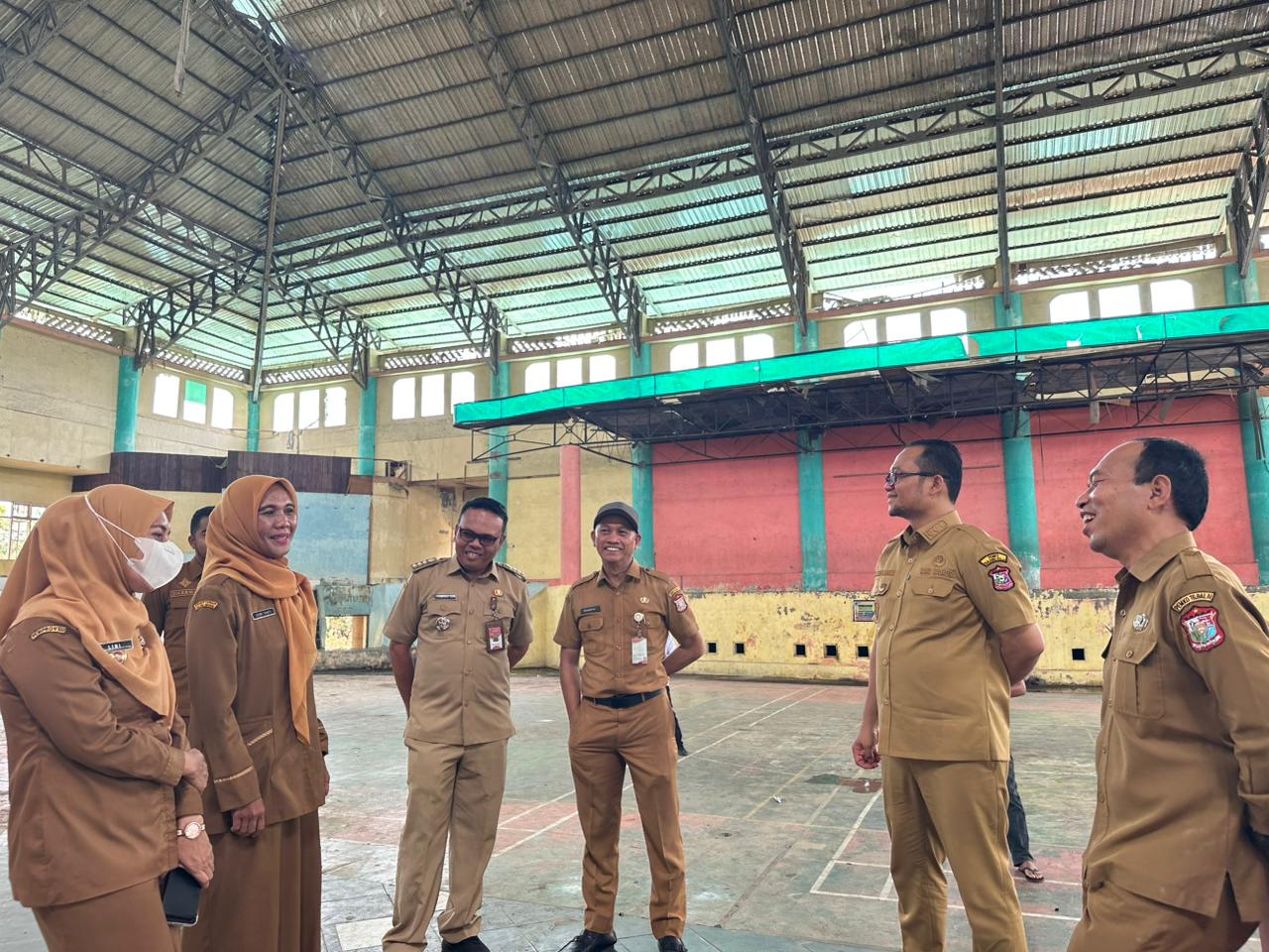 Wakil Walikota Muhammad Fadly Abdina Tinjau GOR Kota Tanjungbalai