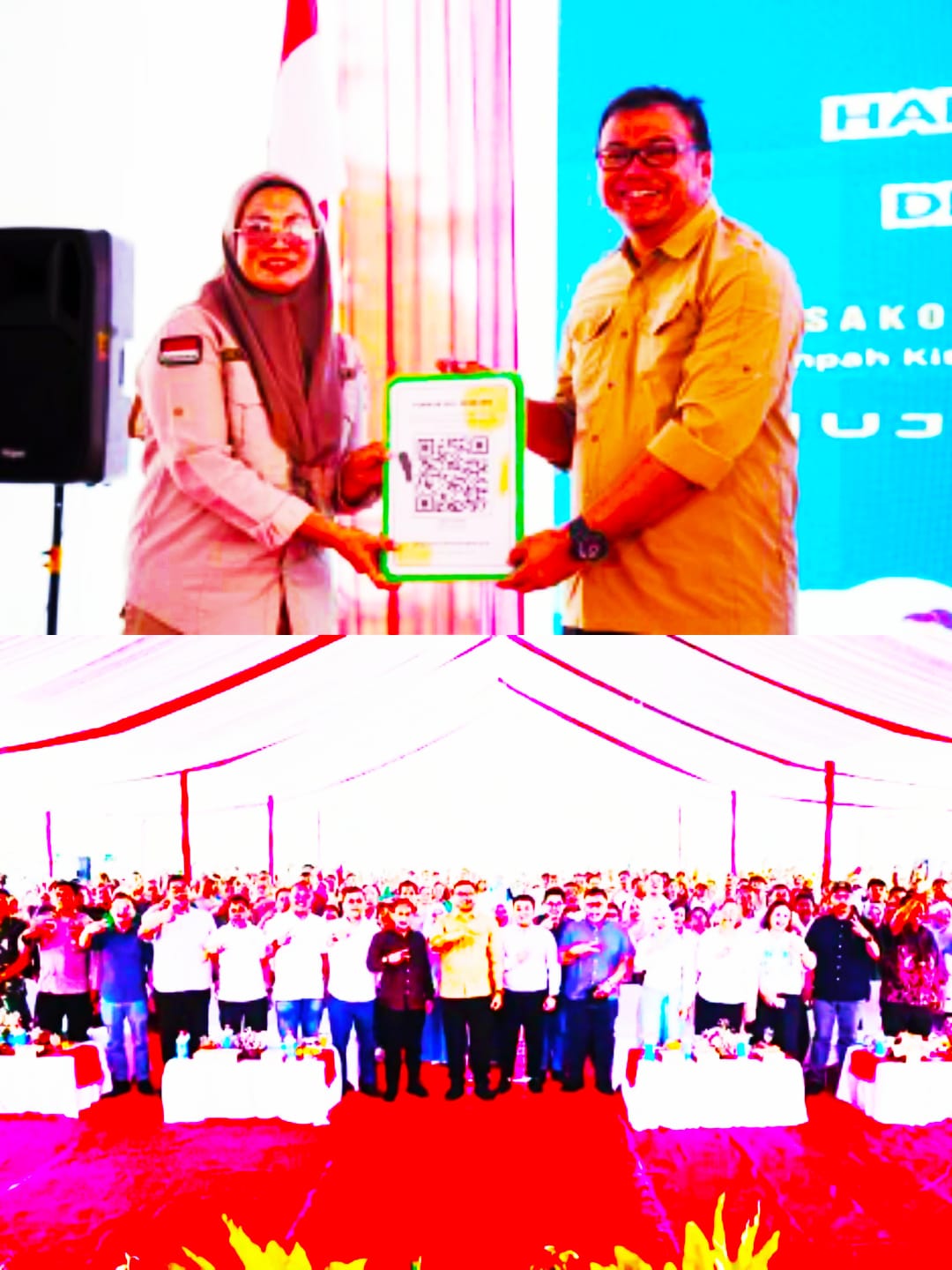 Bupati Deli Serdang Launchingkan Program Pilot Projeck Simpastatin , di Kecamatan Lubuk Pakam