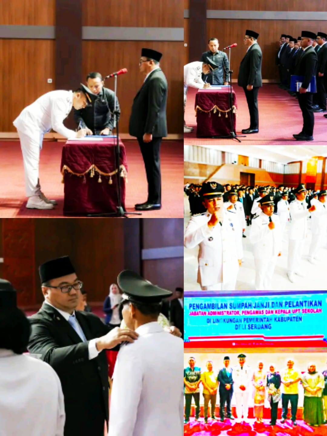 Bupati Deli Serdang Lantik 207 Pejabat, Fokus ASN Harus Profesionalisme
