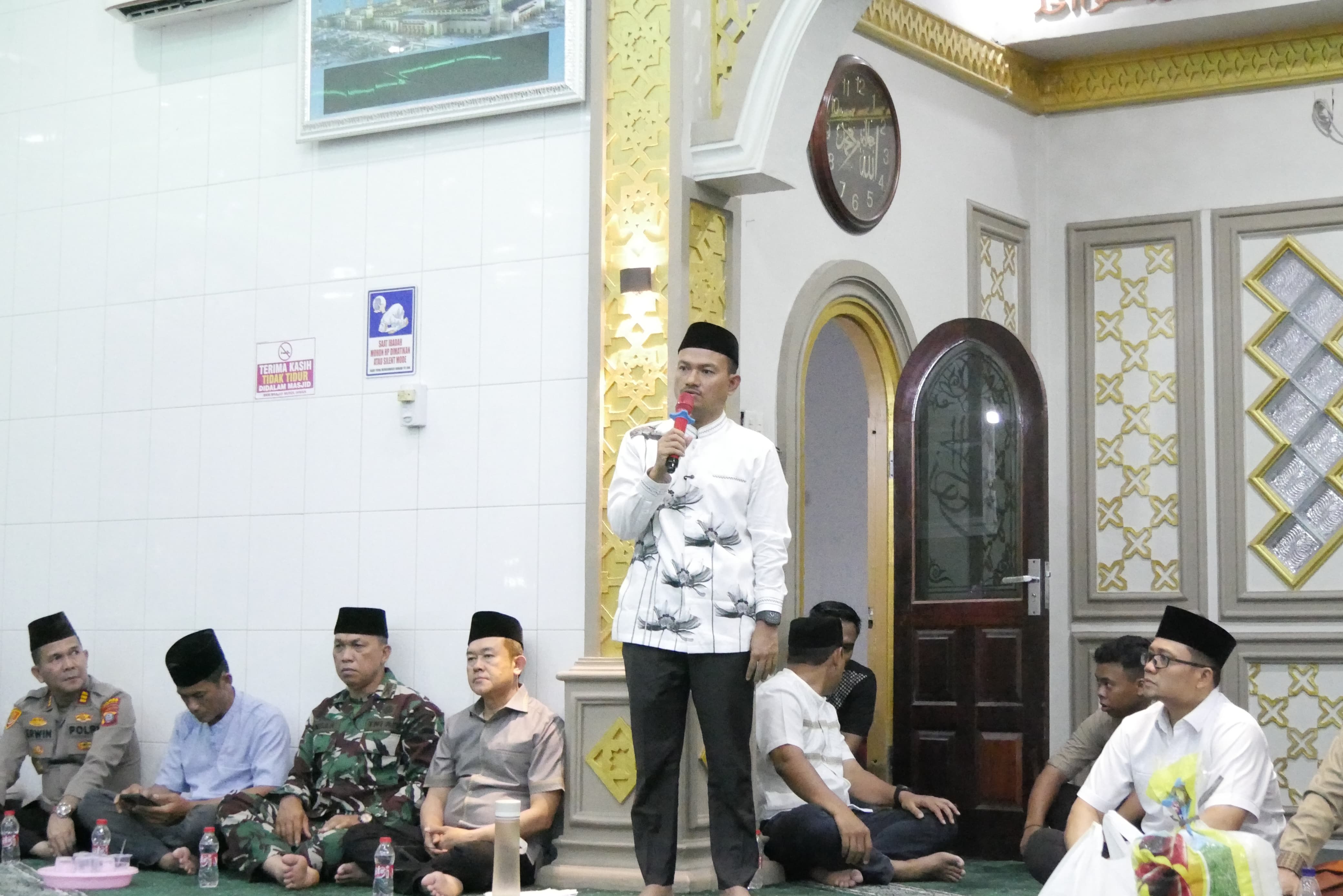Safari Ramadhan di Mesjid Nurul Ikhwan, Walijota Mahyaruddin Salim Sampaikan program Prioritas Penataan Kota Wujudkan Tanjungbalai EMAS