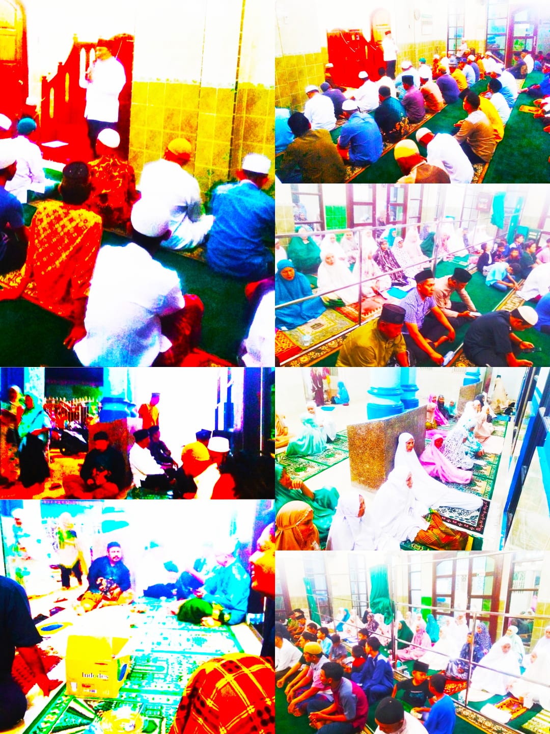 Hari Ke-5 TIM Safari Ramadhan 1447 H, Pj. Kades Beserta Perangkat Sholat Tarawih di Masjid Awaluddin