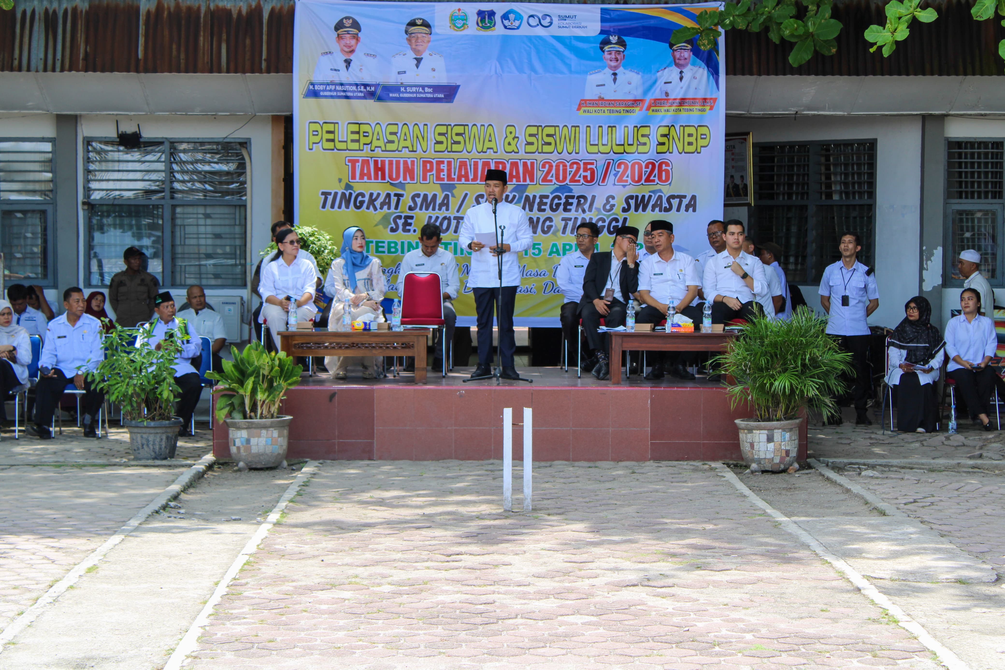 256 Siswa SMA/SMK Tebing Tinggi Lulus SNBP, Walikota: Ini Kebanggaan Daerah