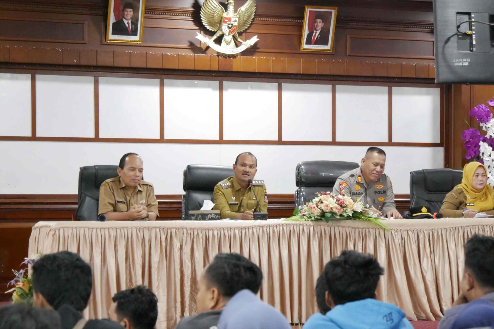 Bertemu Para Pedagang Pasar Bahagia, Wali Kota Mahyaruddin Salim ucapkan Terimakasih Kesedian Pindah Secara Mandiri.