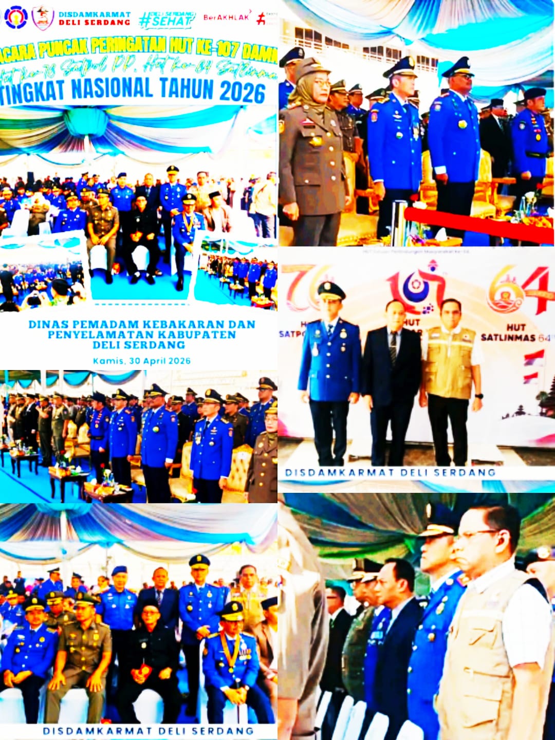 Upacara Puncak Peringatan HUT ke – 107 Damkar Tingkat Nasional Tahun 2026