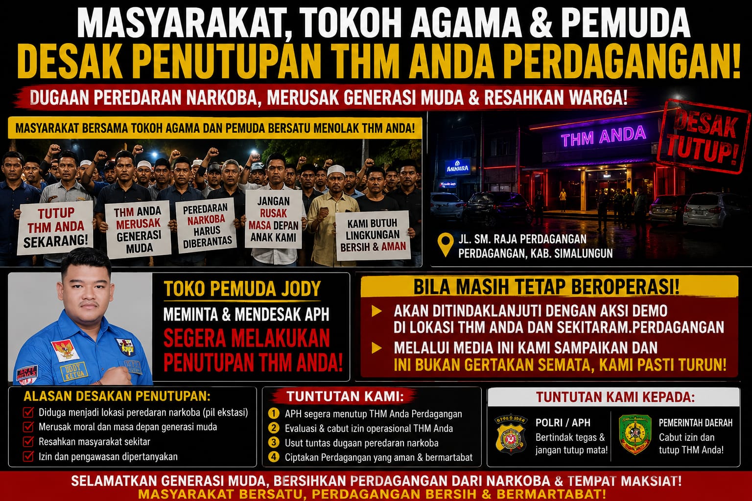 Bila Tidak Ada Respon Instansi Terkait Kita Akan Gelar Aksi Unjuk Rasa Besar-besaran