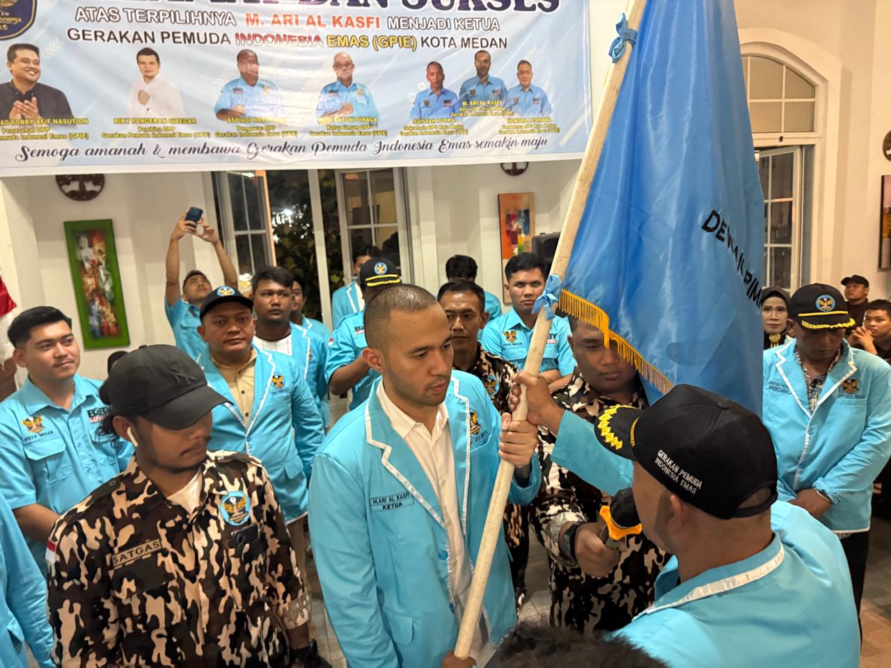 GPIE Kota Medan Resmi Dilantik, M Ari Al Kasfi Dikukuhkan Jadi Ketua DPC