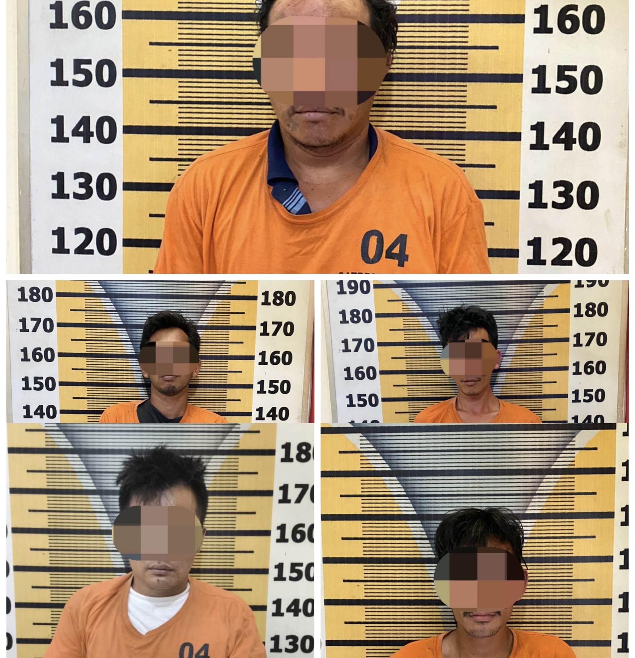 Sat Resnarkoba Polres Tebing Tinggi Ringkus Lima Pemilik Sabu di Mentos
