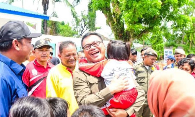Bupati Deli Serdang Peletakan Batu Pertama Rehabilitasi Dua SD di Tanjung Morawa,Investasi Untuk Generasi Emas 2045