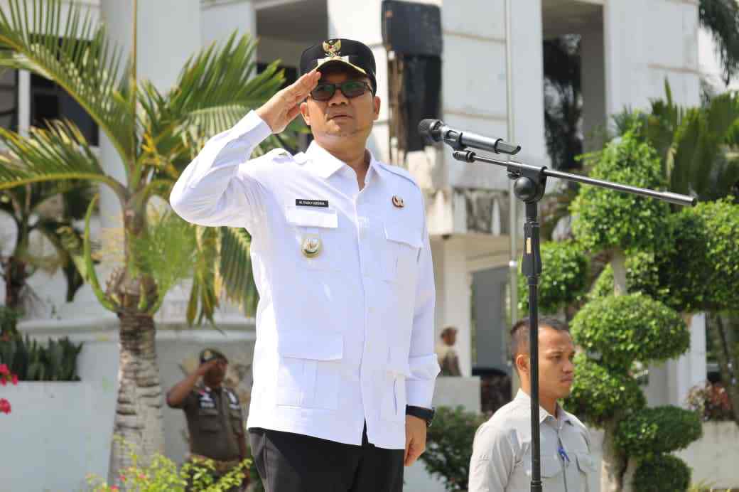 Plh Wali Kota Pimpin Apel Patroli Gabungan Pencegahan dan Pemberantasan Narkoba di Pintu masuk Serta Penanggulangan Kenakalan Remaja (Geng Motor) di Kota Tanjungbalai.