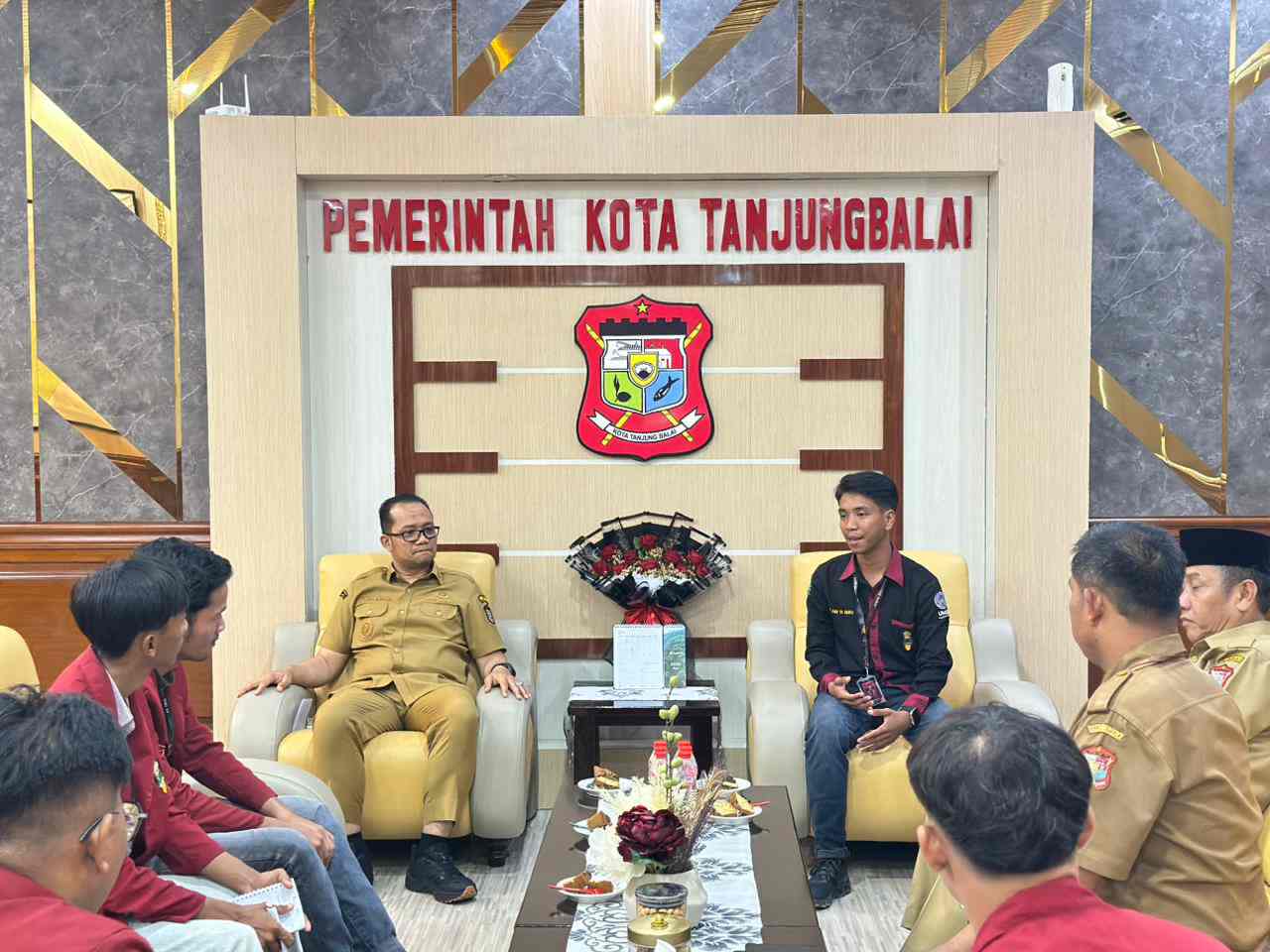 Wakil Wali Kota Tanjungbalai Terima Audensi IMM UMSU Medan.
