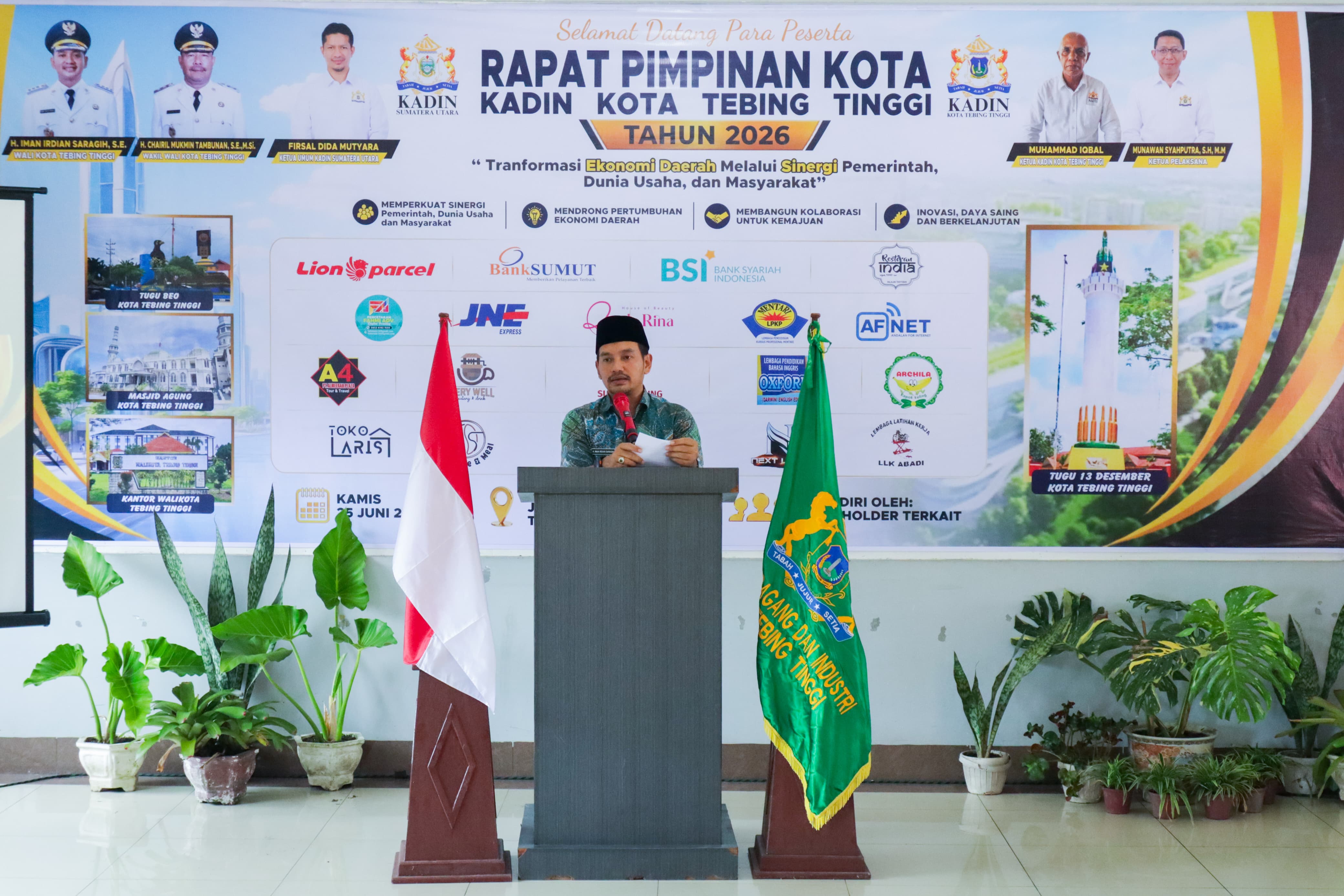 Buka Rakerda Kadin 2026, Walikota Tebing Tinggi Tekankan Kolaborasi Atasi Tantangan Ekonomi