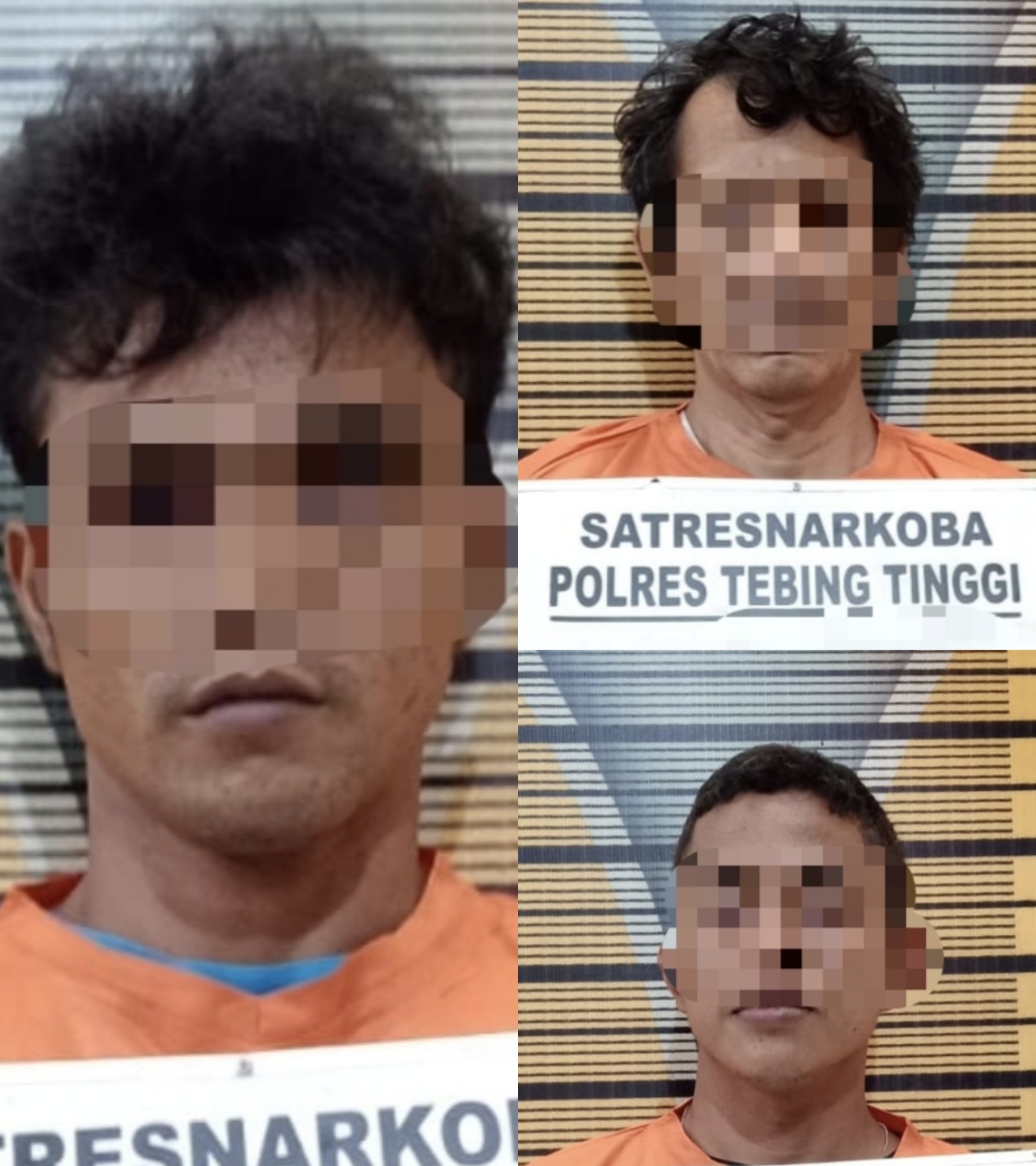 Sat Resnarkoba Polres Tebing Tinggi Ringkus Tiga Residivis Sabu