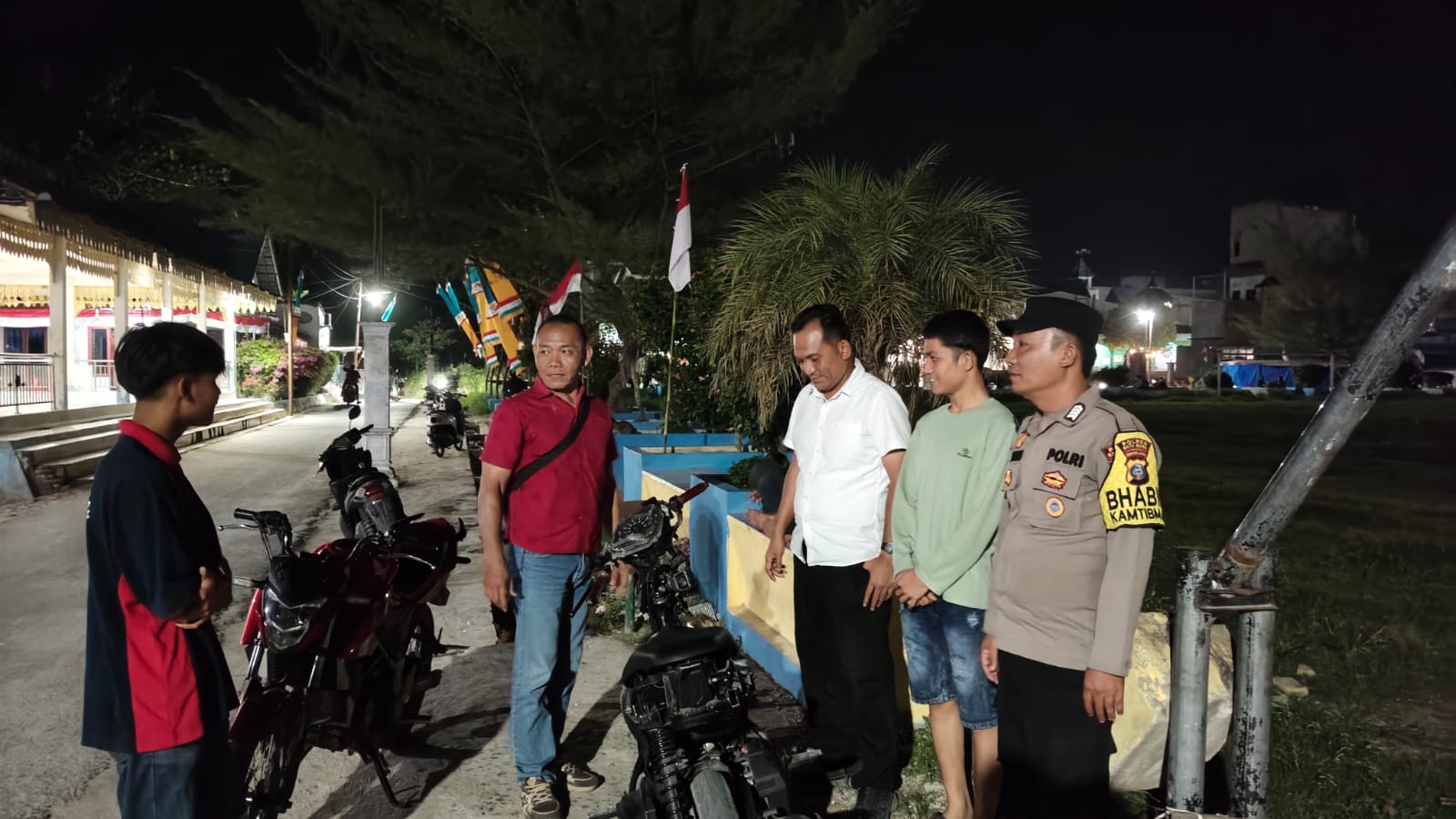 Polsek Air Putih Patroli Mobile Jaga Kondusif Kamtibmas
