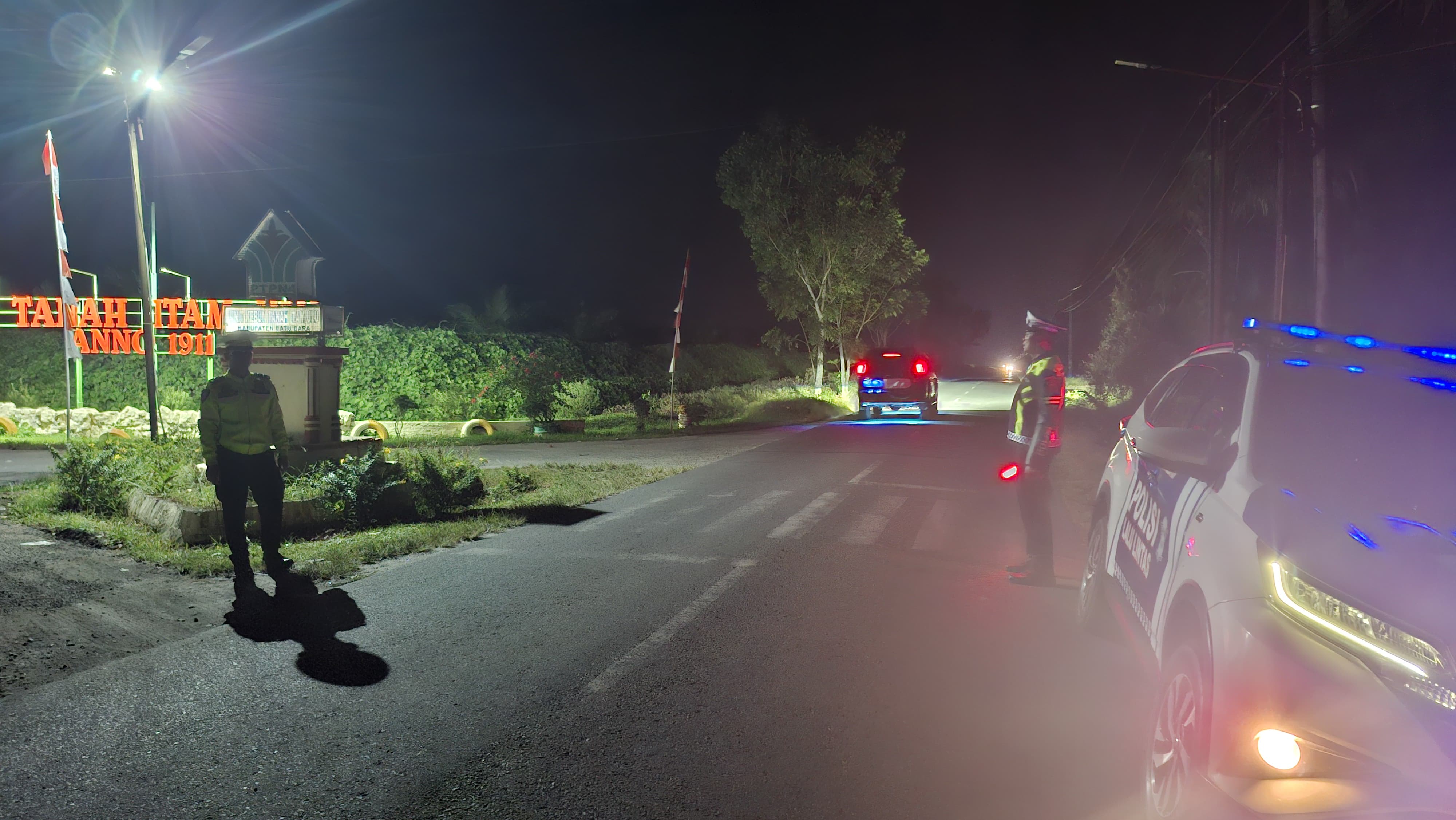 Personil Satlantas Polres Batu Bara Patroli Cegah Kemacetan