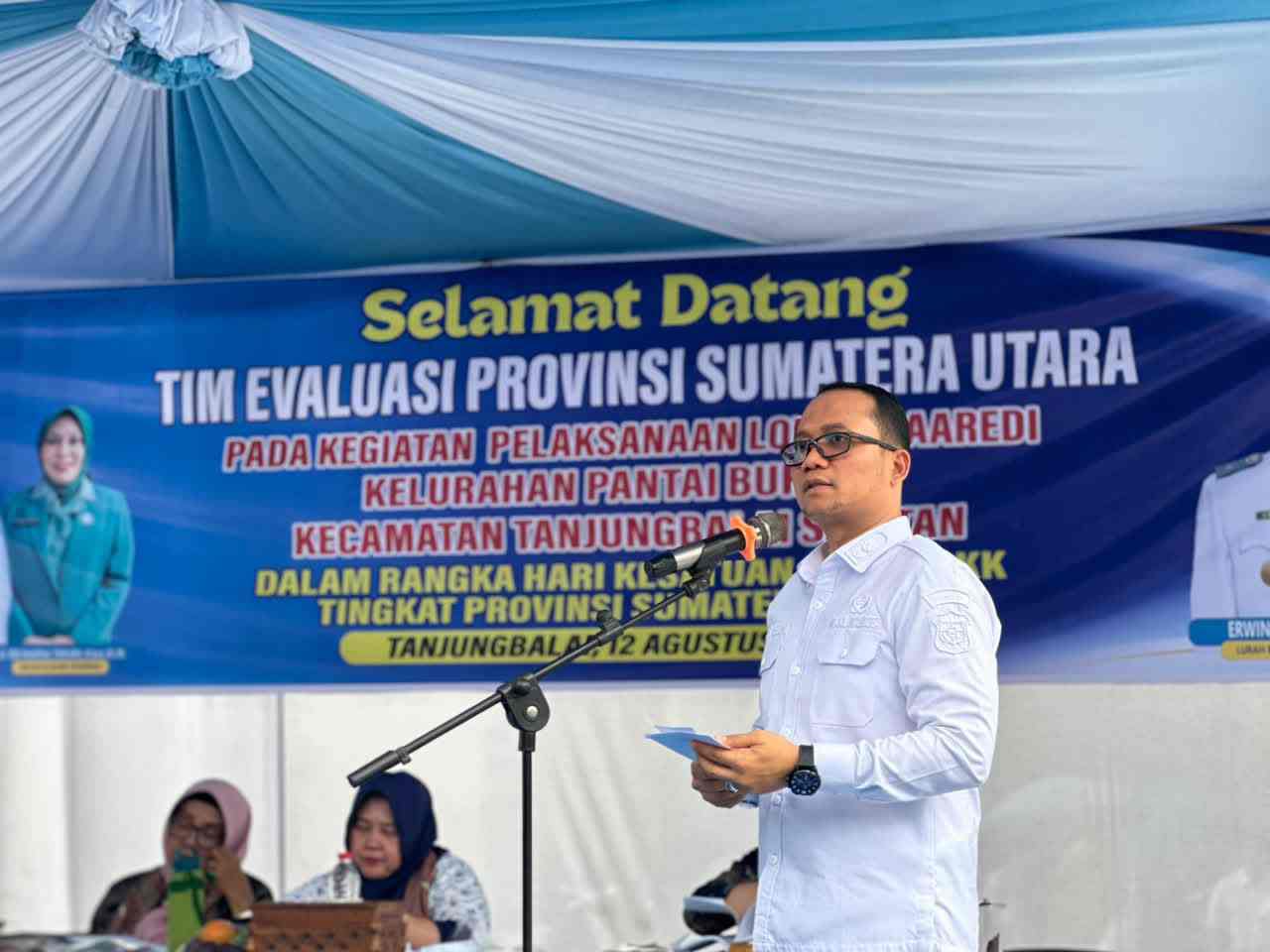 Pemko Tanjungbalai Sambut Kunjungan Tim Monitoring TP PKK Provinsi Sumut di Kelurahan Pantai Burung Kenalkan Program RUMBIA.