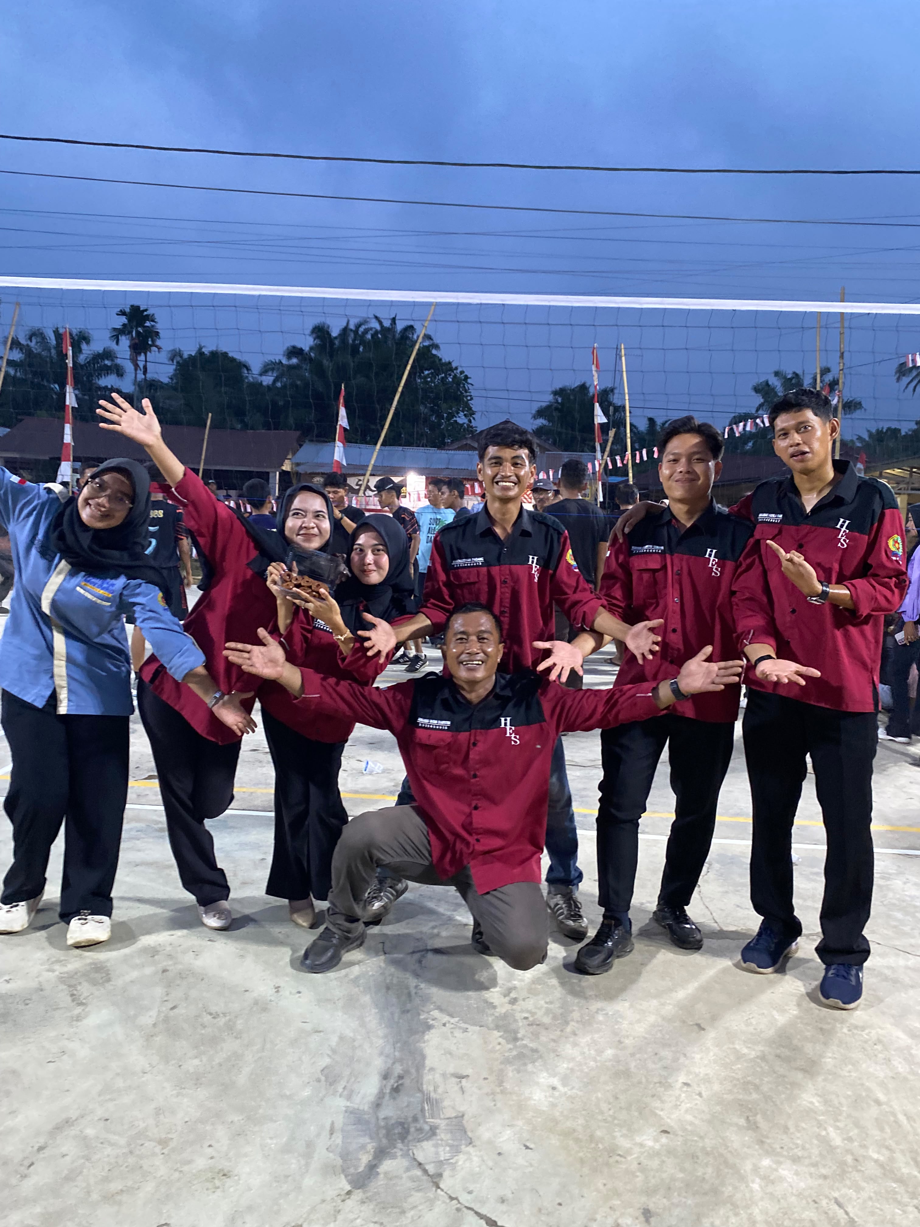 Mahasiswa KKN STAI Panca Budi Perdagangan Laksanakan Turnamen Volly U-16 di Nagori Bdr Tinggi Sukses