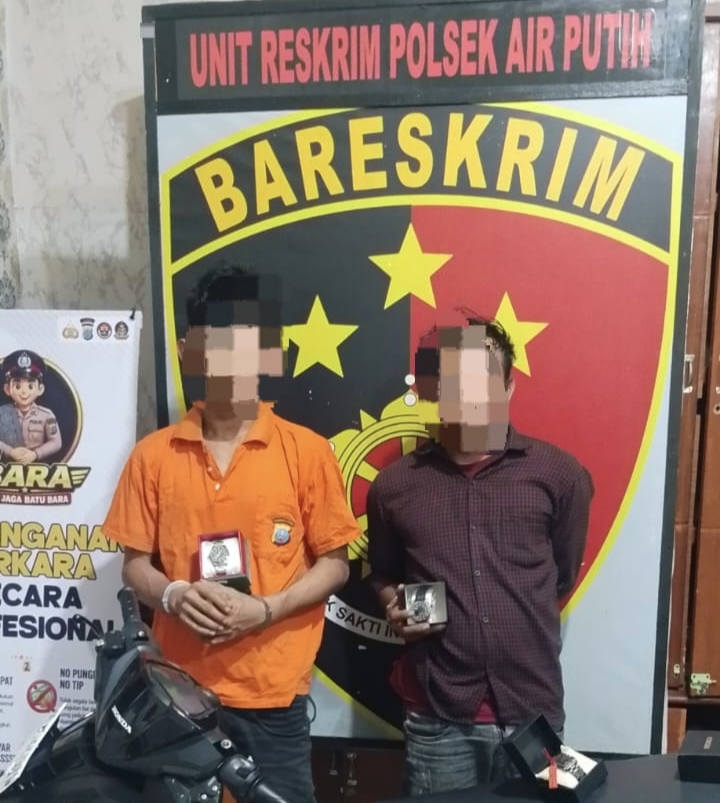 Polsek Air Putih Ungkap Kasus Curat, Dua Terduga Pelaku Diamankan