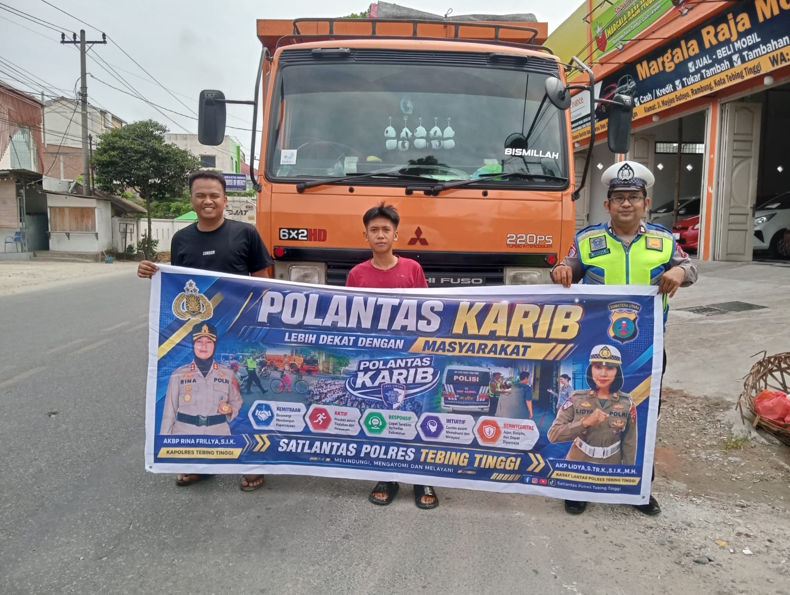 Sat Lantas Polres Tebing Tinggi Imbau Tertib Berlalulintas kepada Pelajar dan Masyarakat