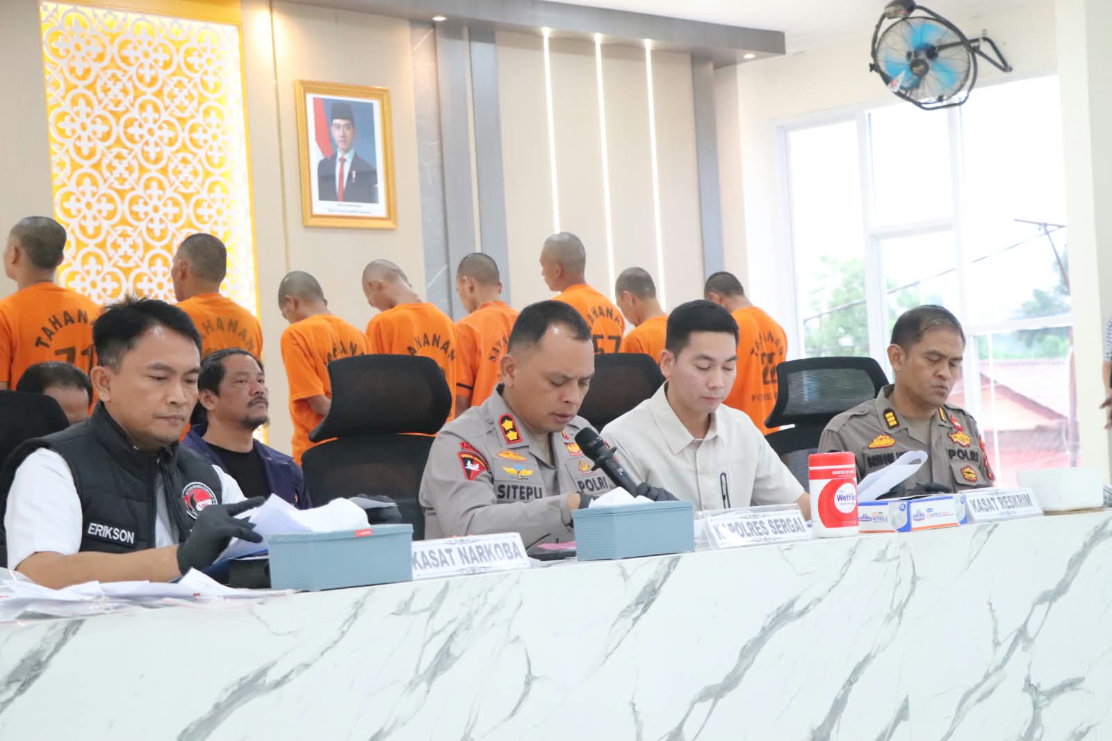 Polres Sergai Rilis Kasus Narkoba dan Kriminal Periode Agustus-September 2026