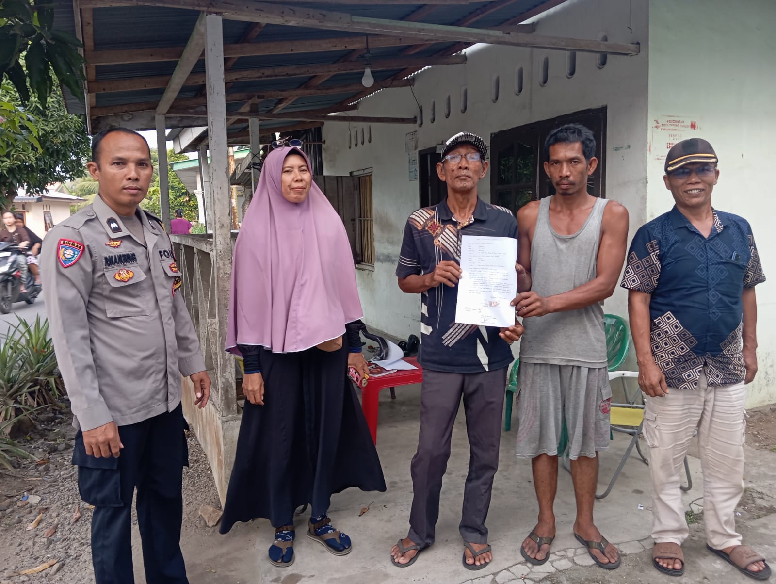 Polsek Padang Hulu Mediasi Kasus Dugaan Pencurian