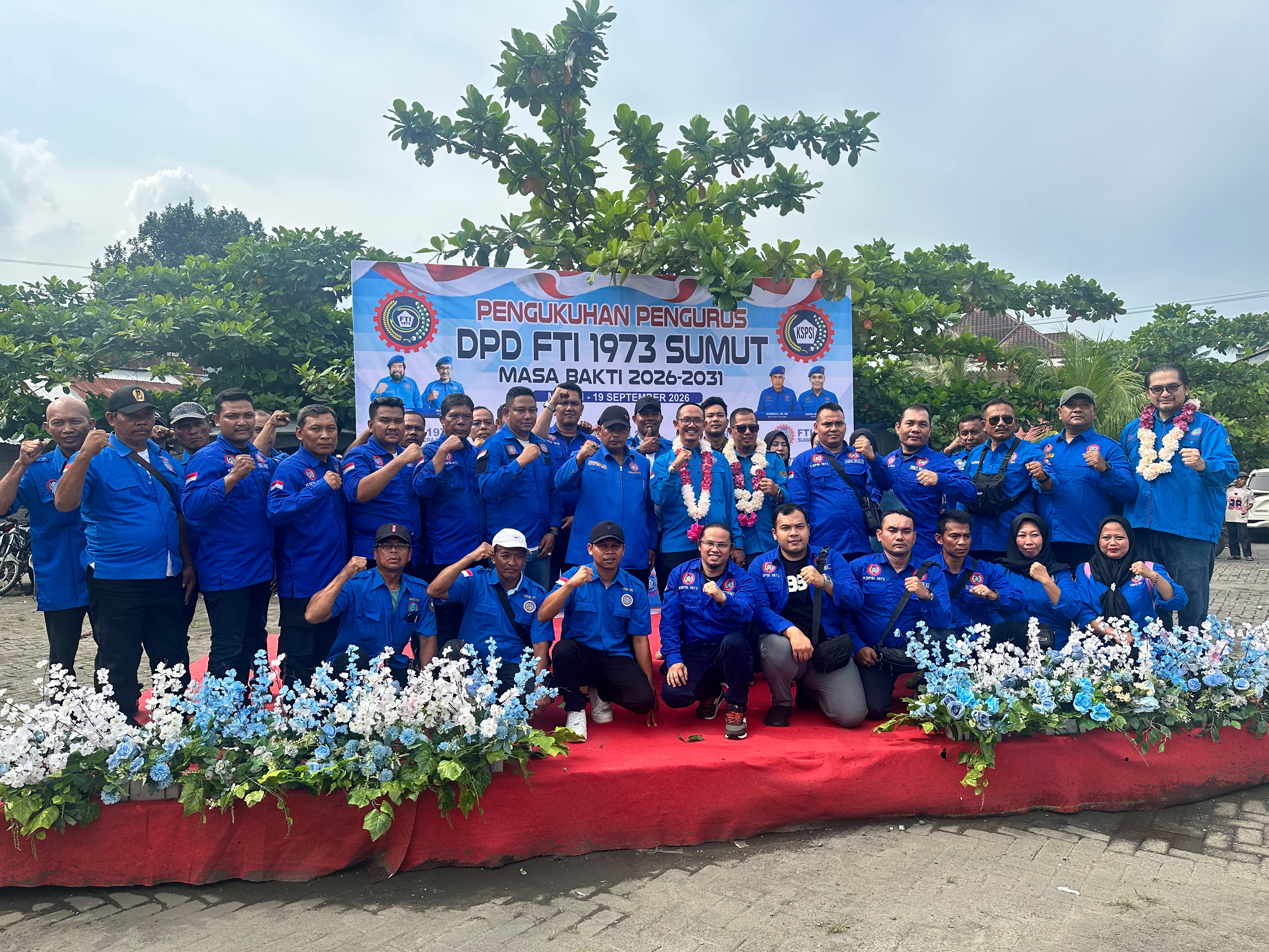 Bambang Sah Nahkodai DPD FTI 1973 Sumut Periode 2026–2031, Kibarkan Roda-Roda Organisasi di Daerah