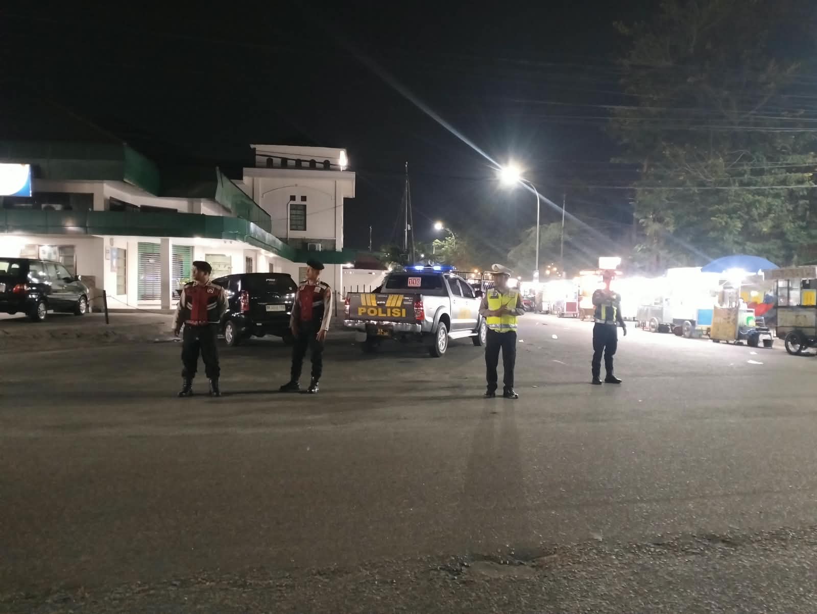 Polres Tebing Tinggi Patroli Blue Light di Titik Rawan Gangguan Kamtibmas