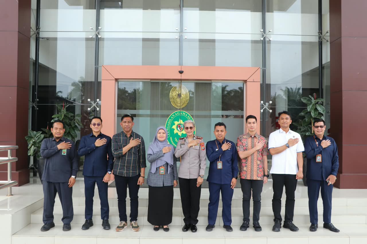 Kapolres Sergai Silaturahmi di Kejaksaan Negeri dan Pengadilan Agama Sei Rampah