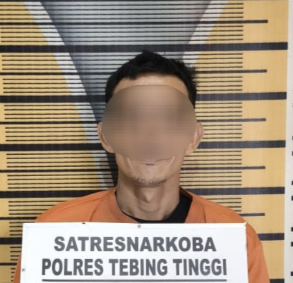 Sat Narkoba Polres Tebing Tinggi Amankan MR Pemilk Sabu 12,13 Gram